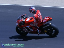 2007 Red Bull U.S. Grand Prix - Casey Stoner Victory Lap